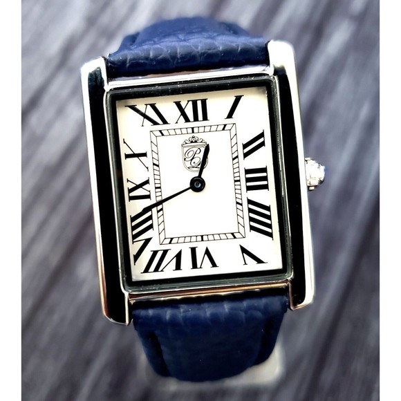 Classic Pierre Lucerne 1888 Swiss Inspired Mens Iconic Designer Tank Dress Watch - Picture 2 of 12